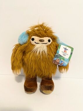 Vancouver Olympics Quatchi Sasquatch Plush 8” Stuffed Animal Toy 2010
